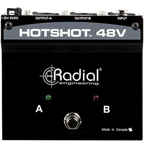 Conmutador De Micrófono De Condensador Radial Hotshot 48v