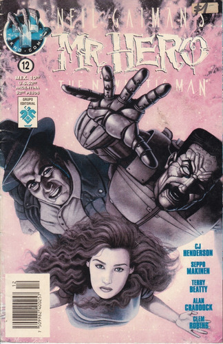 Cómic Neil Gaimans Mr Hero Año 1 N° 12 Agosto 1997