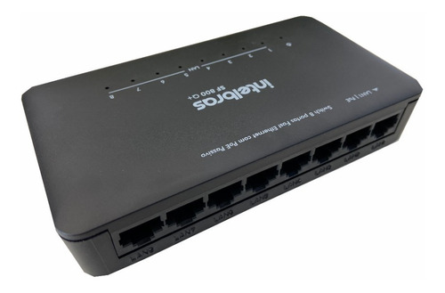 Kit 5 Switch Intelbras Sf-800q+ 7ptas Poe Ativo P/ Camera Ip