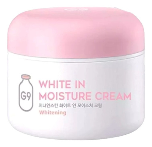 G9 Skin White In Moisture Cream 100gr Aclarante Y Nutritiva