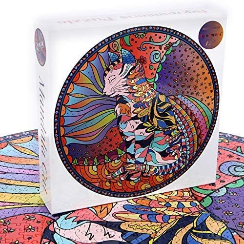 Puzzle Bgraamiens Puzzle-mandala Cat De 1000 Piezas Con Form