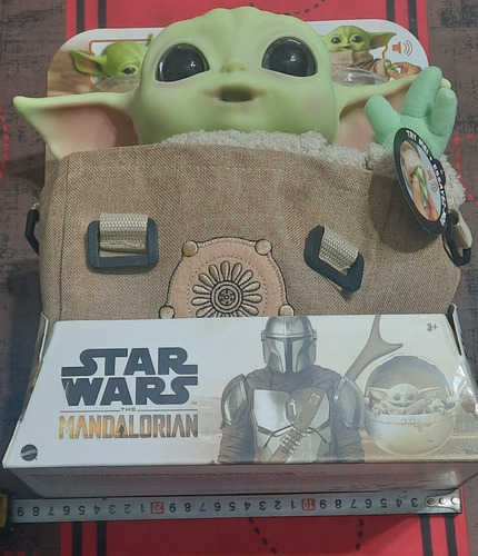Star Wars Beby Yoda Mattel. Con Morral Y Sonidos. Disponible