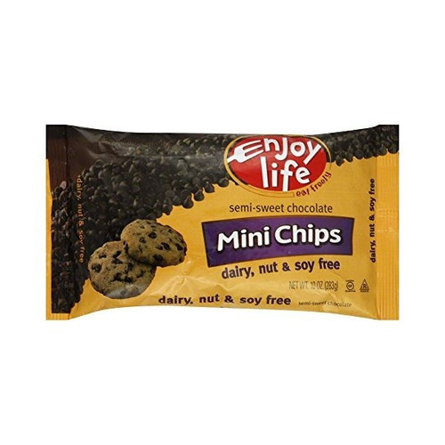 Disfrutar De La Vida, Semi Dulce Chispas De Chocolate, 10 Oz