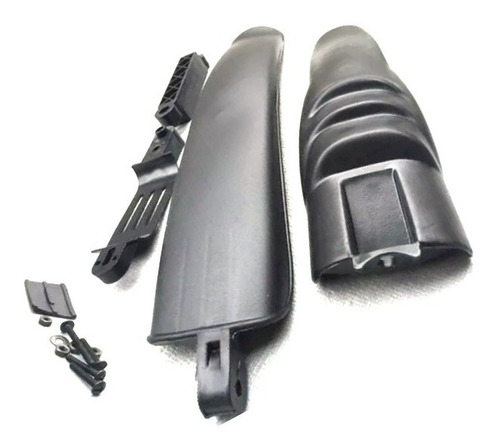 Imagen 2 de 5 de Guardabarros Plásticos Negros Bicicleta Mtb Playera