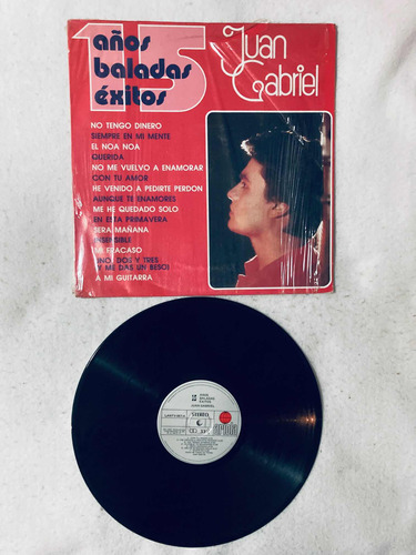 Juan Gabriel 15 Años Baladas Éxitos Lp Vinyl Vinilo Mex 1987