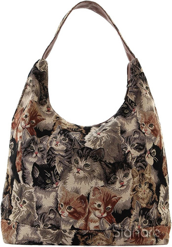 Tapestry Hobo Bolso Bandolera Para Mujer Con Diseño De...