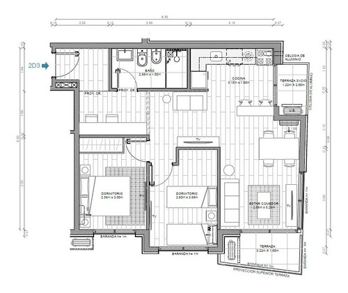 Imagen 6 de 11 de Va1236 Venta Apto 2 Dorm Cordon-inmo Prospero