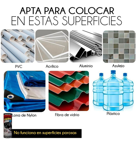 Cinta Flex Tape Resistente Al Agua Fuerte Para Fugas Vs Agua Color Negro