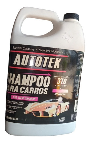 Shampoo Para Carros Autotek Por Galón 