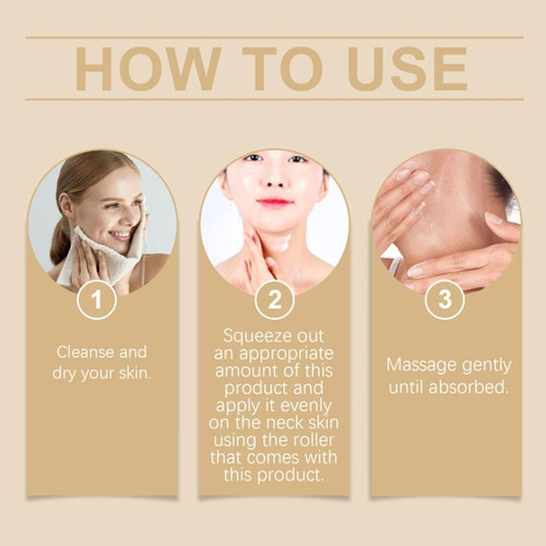 Mz Sroje Crema Reafirmante Para Cuello Ah-8 Para Tensar Y