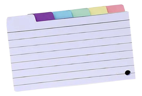 Conjunto De Separadores De Tarjetas De Índice Con Pestañas