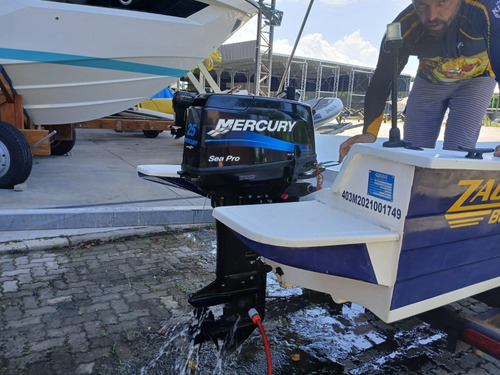 Barco Zagaia De 5 Metros E Meio , Carreta De Encalhe E Motor