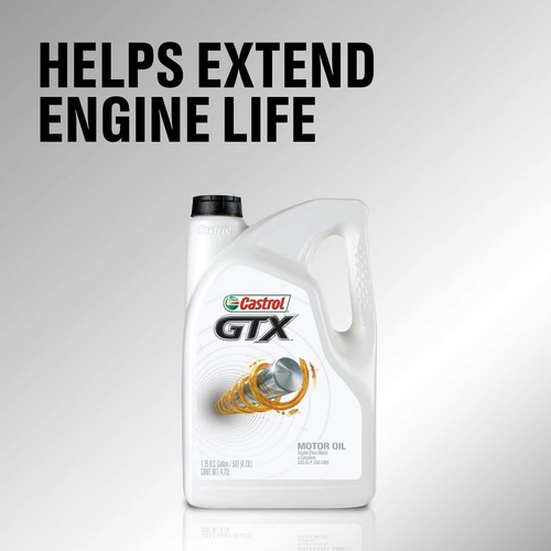 Castrol 6145 Gtx 10w-30 Motor Oil, 1 Quart, 6 Pack