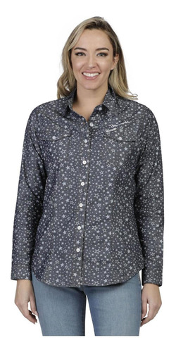 Blusa Slim Fit Manga Larga Wrangler Mujer 276