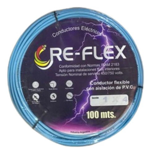 Cable Unipolar 1x4mm Antillama Reflex 100m