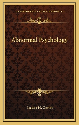 Libro Abnormal Psychology - Coriat, Isador H.