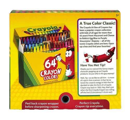 Crayola Crayones 64 Unidades Crayon Educando