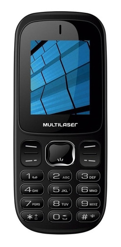 Imagem 1 de 3 de Multilaser Up 3G Dual SIM 128 MB preto 64 MB RAM