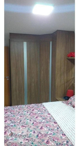Apartamento Com 2 Dormitórios À Venda, 62 M² Por R$ 350.000 - Vila Nossa Senhora Das Vitórias - Mauá/sp - Ap2278