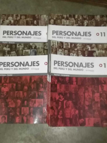 Coleccion De Personajes Del Peru Y Del Mundo