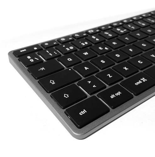 Imagen 6 de 8 de Teclado bluetooth Satechi Slim X3 Bluetooth Backlit Keyboard QWERTY español España color space gray