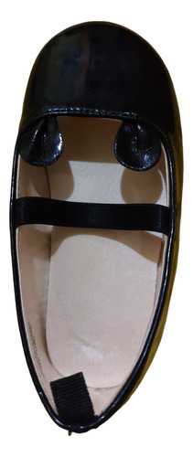 Zapatos Simil Charol Niña H&m Vestir Negro 23 Eur - 6,5 Us