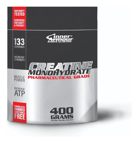 Creatina Monohydrate Inner Armour 400g 133serv  Usa Import