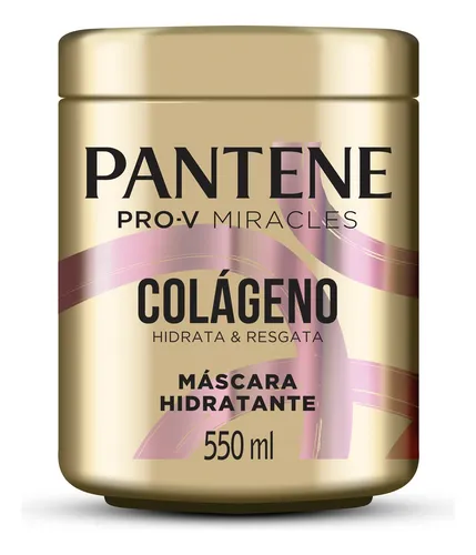Máscara Hidratante Pantene Pro-V Miracles Colágeno Hidrata & Resg...