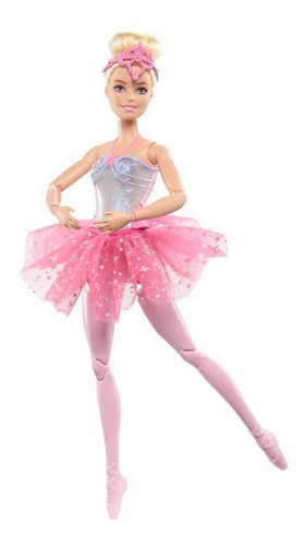 Barbie Fantasía Muñeca Bailarina Tutú Rosa Mattel
