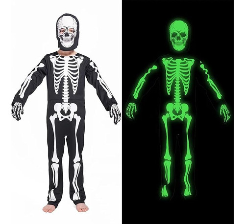 Halloween Costume Glow In The Dark Skeleton Costume Hallowee