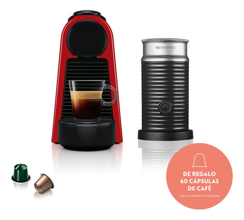 Cafetera Nespresso Essenza Mini Pack Red A3nd30-ar-re