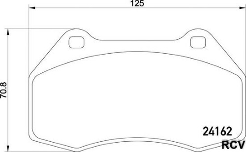 Balatas Disco  Delantera Para Fiat 124 Spider  2020