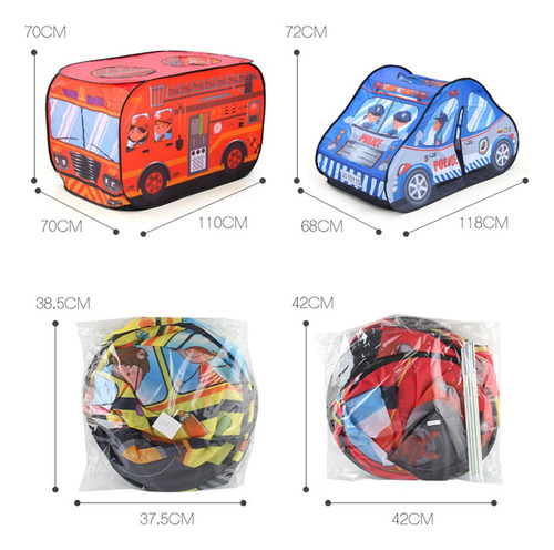 Shaoke Juego De Carpa De Camión Plegable For Niños Y Niños
