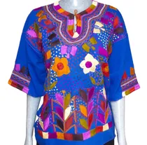 Comprar Blusas Mexicanas \u002F Blusas Bordadas A Mano \u002F Talla S \u002F Milpa