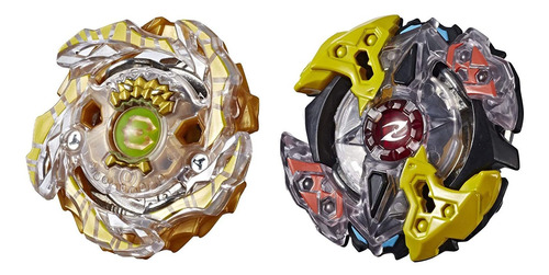 Paquete Doble Beyblade Burst Turbo Slingshock Para Galaxy Ze