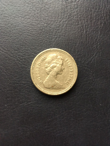 Moneda De 1983 Queen Elizabeth Ii One Pound, Rara