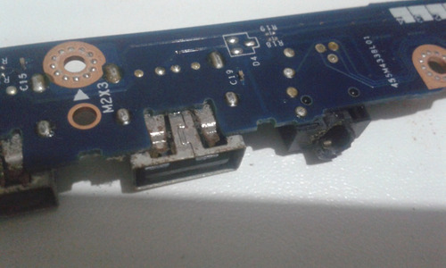 Imagem 1 de 3 de Placa Usb+áudio Para Notebook Ultrabook Lenovo G40 Ideapad