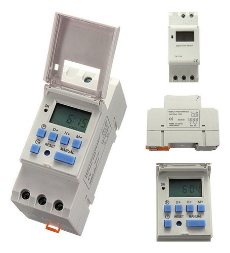 Temporizador Digital Programable 12v 16a Con Pantalla Lcd Y