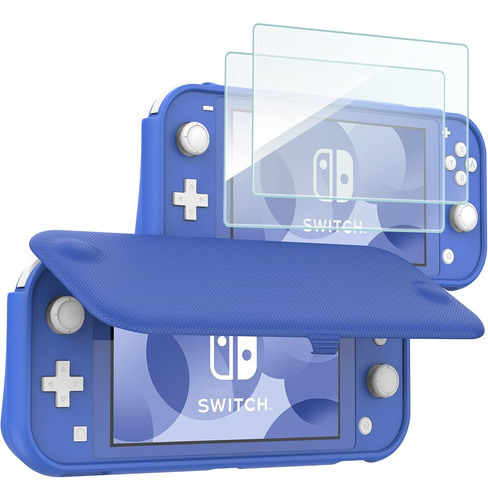 Funda + 2 Protector Pantalla Para Nintendo Switch Lite 2019