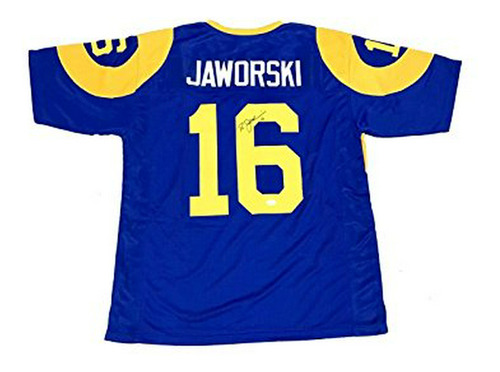 Jersey Firmado Ron Jaworski - Inicio - Jsa Certificado -