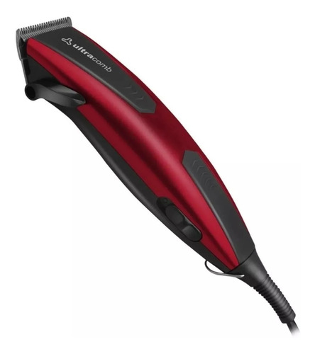 Cortadora De Pelo Ultracomb Bc-4700 Roja Y Negra 220v