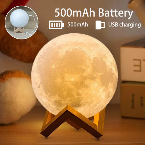 Lámpara De Luna 128 Colores Regalos Para Niños Y Adolescente Color De La Estructura Color De La Pantalla