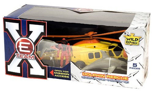 Wild Republic E-team X Set Juego De Rescate De Delfn, Figura