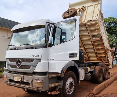 Imagem 15 de 24 de Traçado Mercedes-benz Axor 2831 6x4 Ano 2013 Basculante