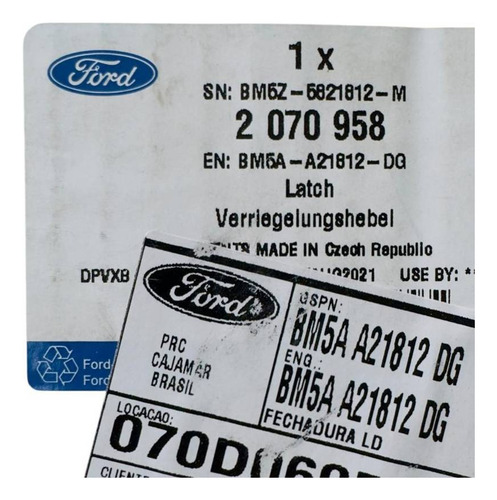 Fechadura Porta Focus 13/19 D Dir Original Bm5aa21812dg
