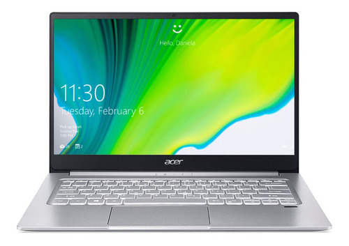 Imagen 1 de 8 de Notebook Acer Swift 3 SF314-42 pure silver 14", AMD Ryzen 7 4700U 8GB de RAM 512GB SSD, AMD Radeon Vega 7 1920x1080px Windows 10 Home