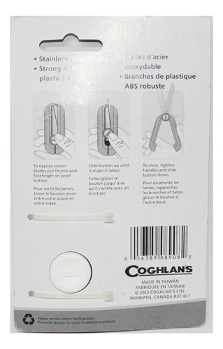 Tijeras Plegables De Seguridad Coghlan's 8908
