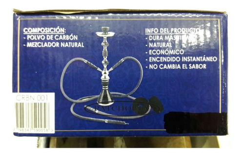 Imagen 6 de 9 de Carbón Narguile Shisha Hookah Pipa Bamboo Encendido Rápido