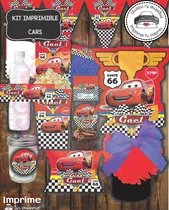 Comprar Kit Imprimible Cars Rayo Mcqueen Mate Edita Imprime Y Decora