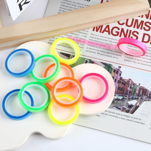 10 Rollos Washi Tape De Color De Multifuncional Papel